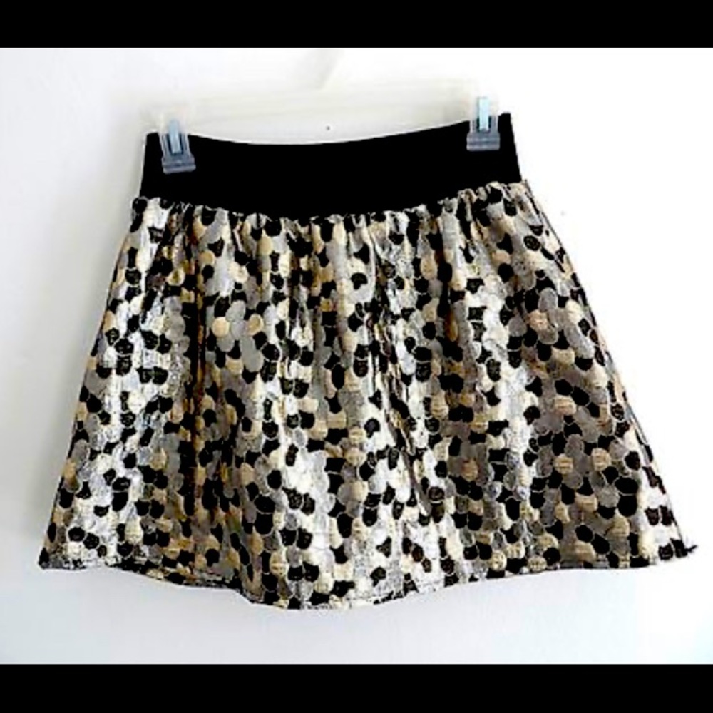 Delia’s Metallic Skirt